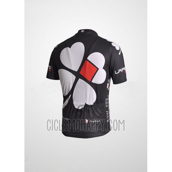 FDJ Cycling Jersey Bib Short 2010 Short Sleeve White and Black